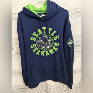 SUPERBOWL CHAMP Seattle Seahawks Navy Hoodie MENS SZ XXL